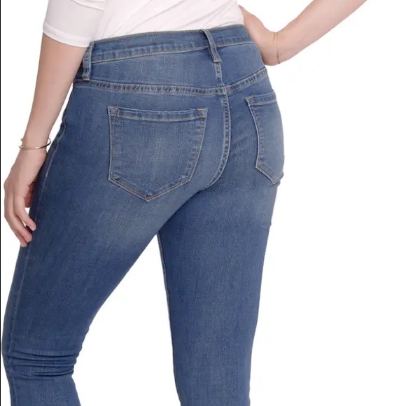 Maternity Jeans Jeggings Distress Wash Size 8 29R - Picture 3 of 16